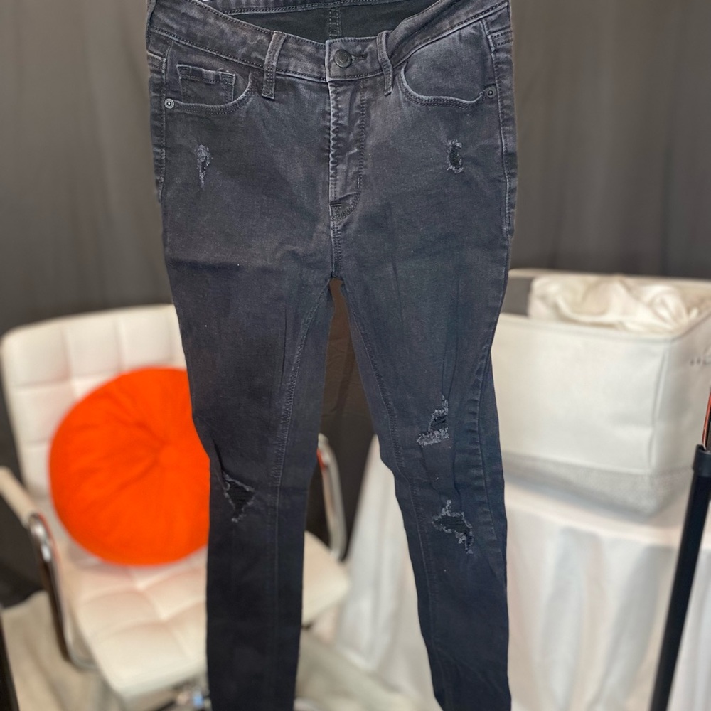 Black Ripped Old Navy Skinny Jeans